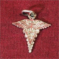 Medical Symbol Sterling Silver Charm