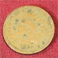 1880 United States Indian Head Penny