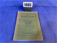 PB Book, Life of Claude A. Gunder