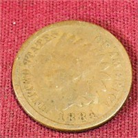 1884 United States Indian Head Penny