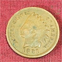 1891 United States Indian Head Penny