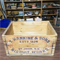 T.Rankine & Sons St. John NB Wooden Crate