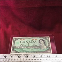 1867-1967 $1 Canada Banknote Paper Money Bill