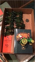 John Deere 4020 plastic ornaments, Timmerman imp.