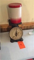 Old scale and tin