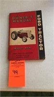 Vintage Ford model NAA owner manual