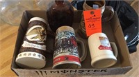 Budweiser and other Steins