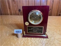 Stuart-Austin Quartz Rotary Award Clock, 8X9.5"