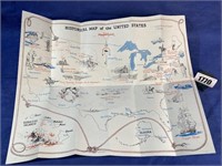1967 Farragut State Park & Historical Map USA