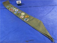 Boy Scout Sash w/Badges