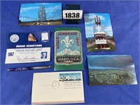 Idaho Gemstone, Post Cards & Pen 1967 World