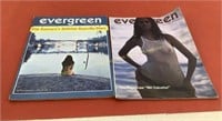 Vtg 1968/69 Evergreen magazines