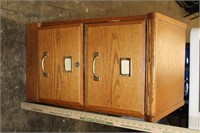 Oak 2 Drawers Filing Cabinet