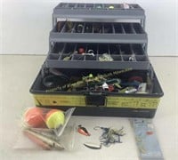 Tackle box w/old lures & others