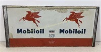 Atq/vtg Mobil oil tin sign