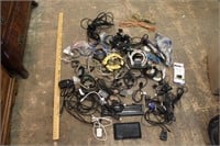Box of Electrical Cords/Cables Etc