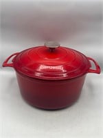 Cooks tools Red Enameled Cast Iron Dutch Oven