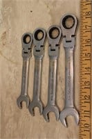 Set of Bostitch Open-Box Flex Ratcheting Wrenches