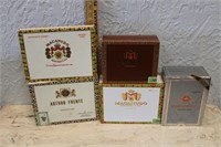 Lot of Cigar Boxes