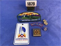 2003 Credential, BSA Pin, Belt Keeper, Police Pin