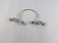 Swarovski Crystal Earrings & Bracelet