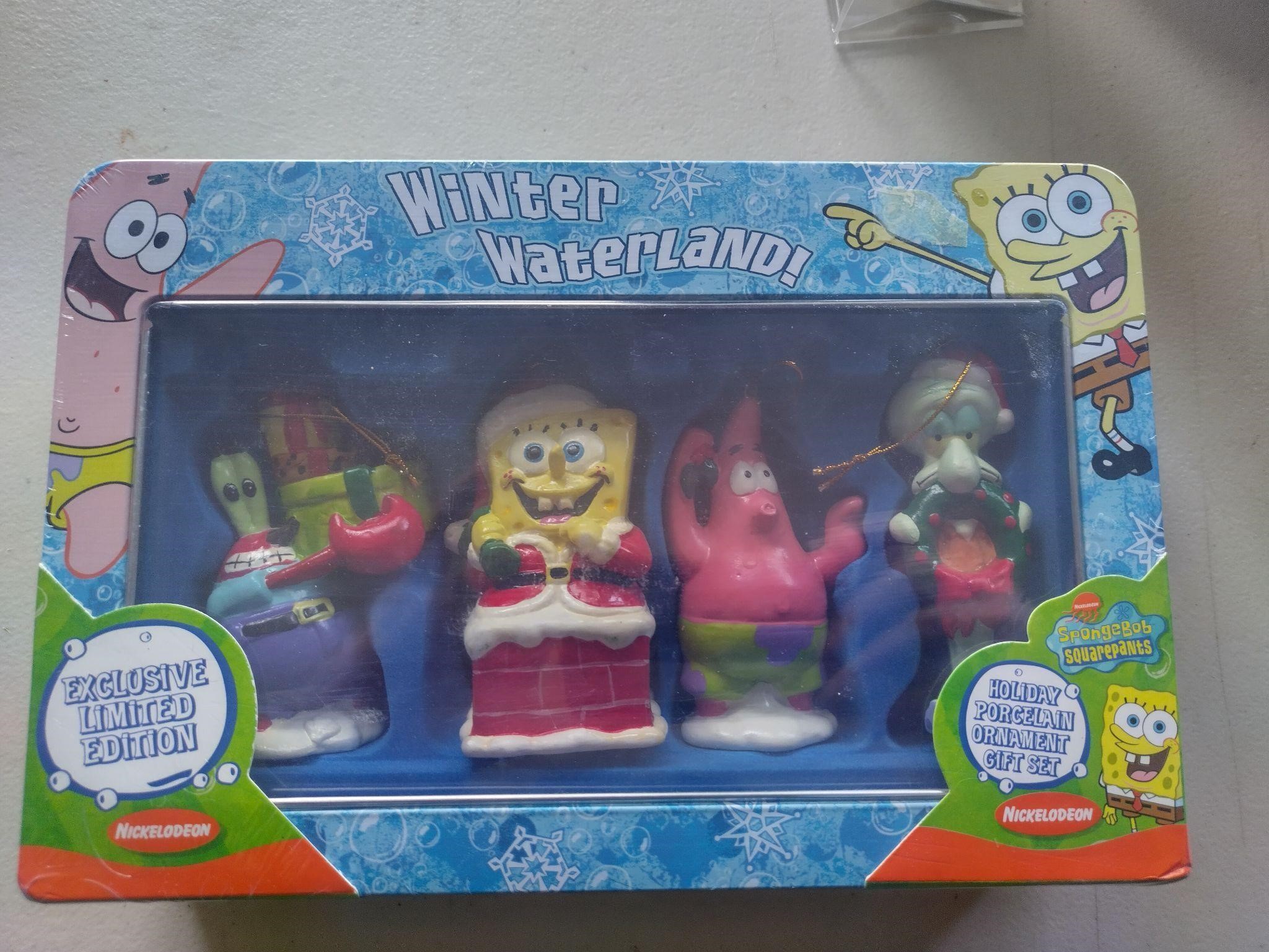 Spong Bob Winter Wonderland Christmas Ornaments