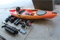 Perception Pescador Kayak 12 Footer w/ Extras