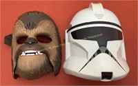 Star Wars talking mask Chewabacca & Storm Trooper