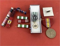 US Army Navy Ribbons and Pins