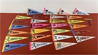 Vintage NFL mini-pennants