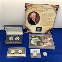 Collector coin sets  Dollar and quarter coins