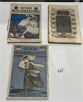 3 ISSUES OF 1905 HOUSEKEEPING MAGAZINE, COVER