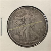 1939-D Walking Liberty silver half dollar
