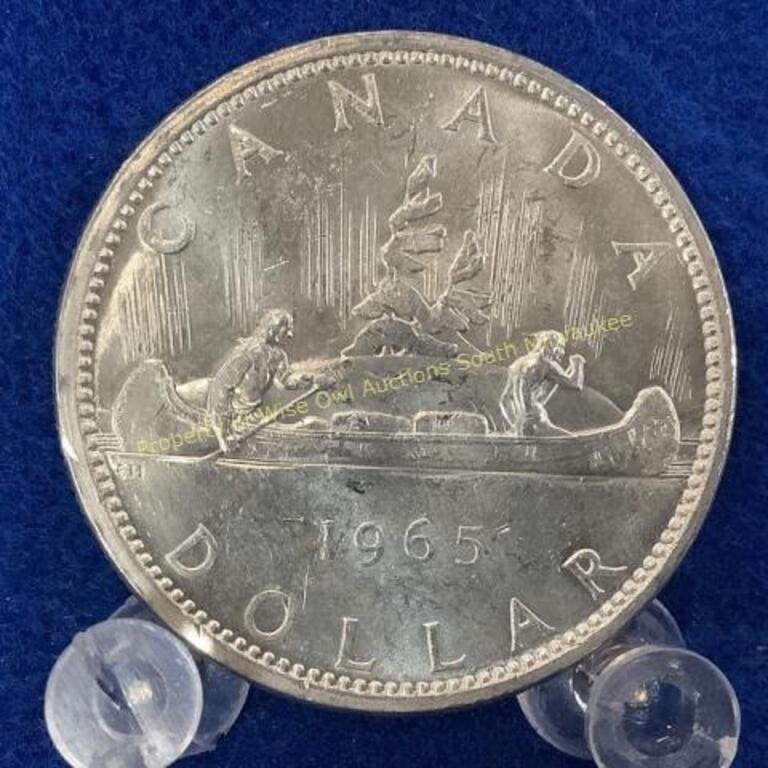 1965 Canada silver dollar