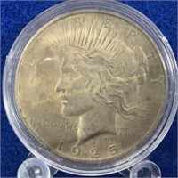 1925 Peace silver dollar