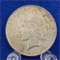 1922 Peace silver dollar