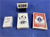 Playing Card Variety, Clown, Bicycle & Mini