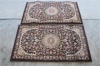2 Matching Area Rugs 2'" x 3'11"