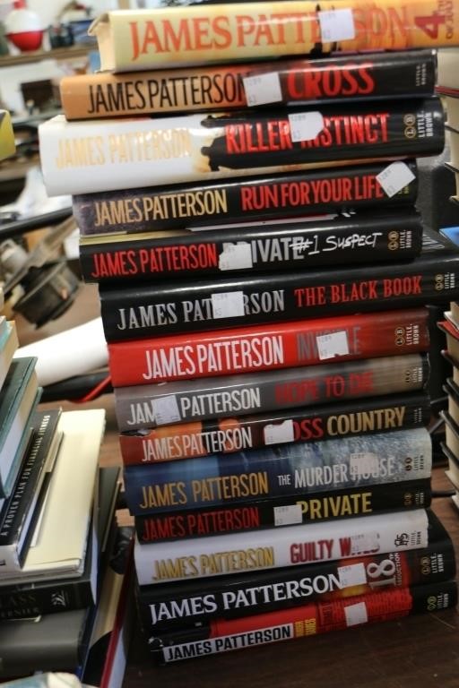 14 James Patterson Hardcover Books