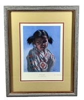 A Penni Anne Cross "Ponytails" Signed/Numbered
