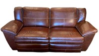 A LaZBoy Leather Sofa Double Recliner