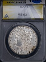 1896-P &1900-O Morgan Silver Dollar