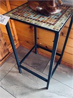 SQUARE GLASS MOSAIC TABLE
