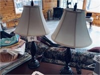 PAIR OF TABLE LAMPS