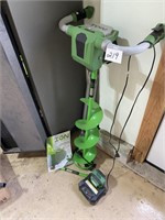 ION ELECTRIC ICE AUGER W/ CHARGER & BATTERY