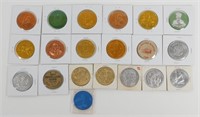 20 Vintage Mardi Gras Tokens in Excellent