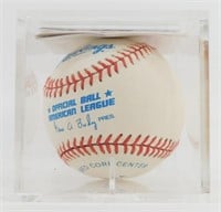 Billy Beane Autographed Baseball - American