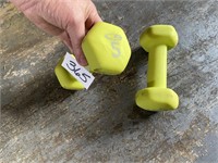 2 - 5LB HAND WEIGHTS