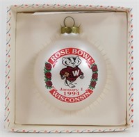 Wisconsin Badger 1994 Rose Bowl Christmas Tree