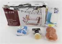 * New Dish Rack & Dish Cleaning Supplies